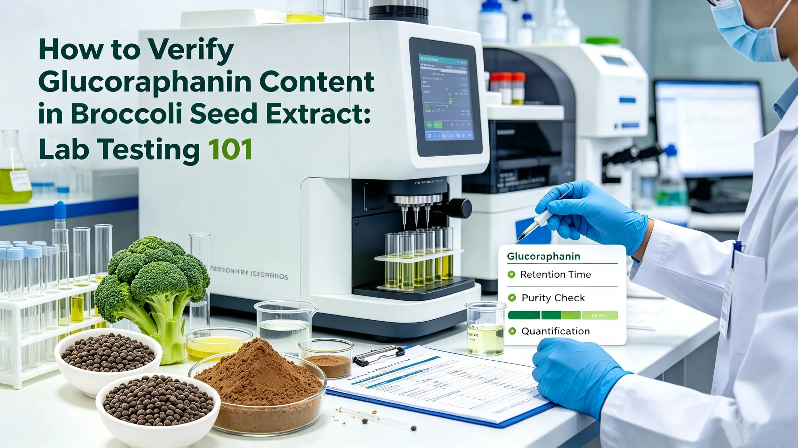 How to Verify Glucoraphanin Content in Broccoli Seed Extract: Lab Testing 101