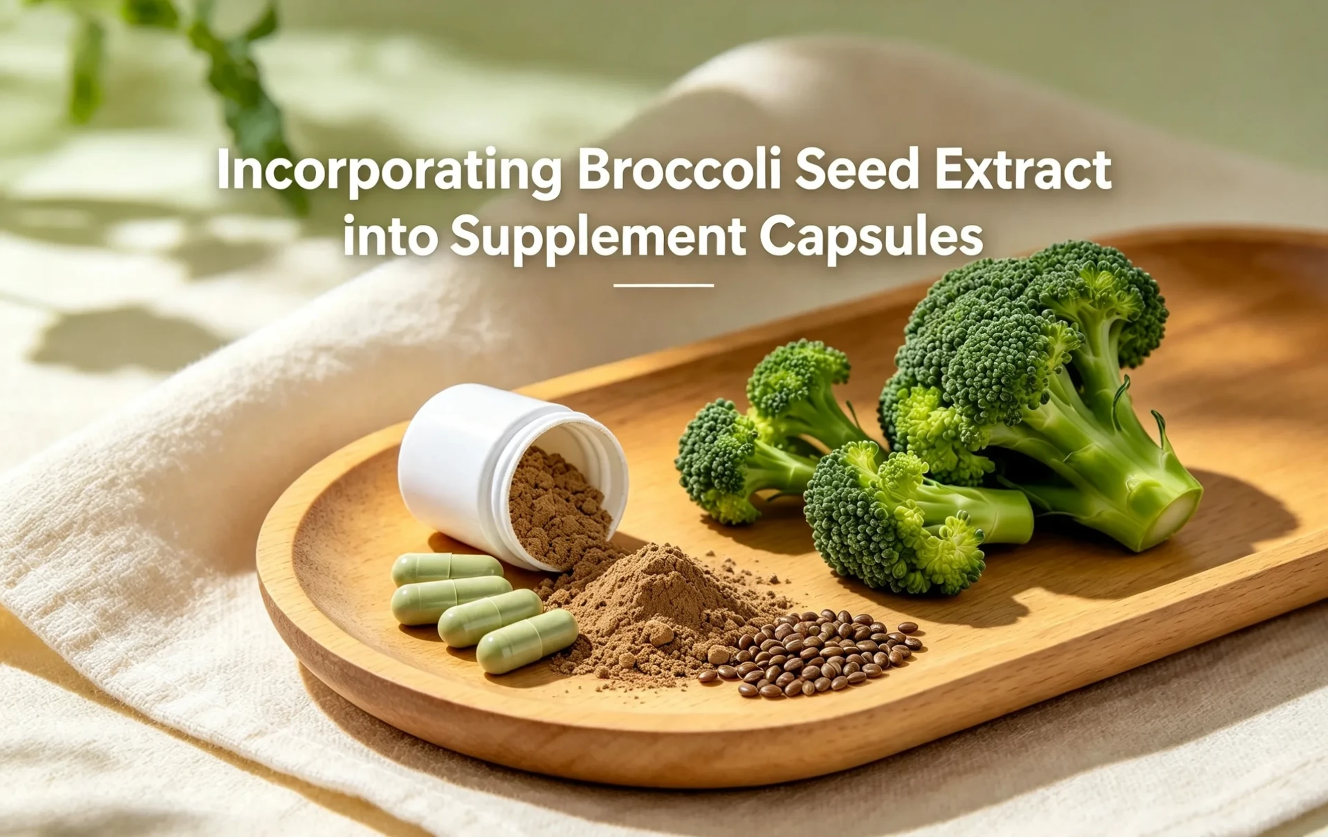 Incorporating Broccoli Seed Extract into Supplement Capsules - A Formulator's Guide Incorporating Broccoli Seed Extract into Supplement Capsules - A Formulator's Guide